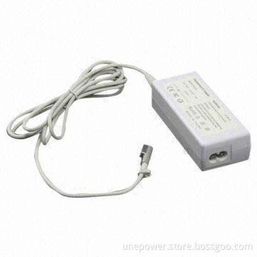 AC Chargers for Apple Laptop, Magsafe1 Brush Tip, 60W Power, 16.5V/3.1A Voltage